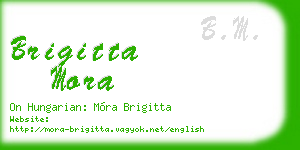 brigitta mora business card
